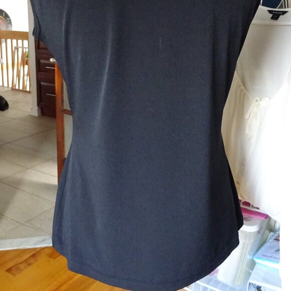 Black Blouse with ruffle - Picture 5 of 7